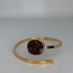 bracelete geodo de ágata