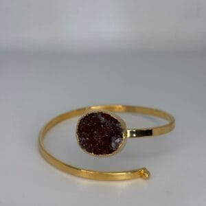 bracelete geodo de ágata