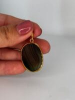 bracelete geodo de ágata