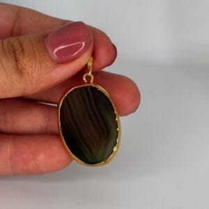 bracelete geodo de ágata